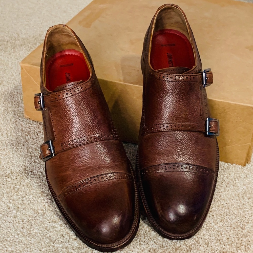 Johnston & Murphy Monk strap shoes